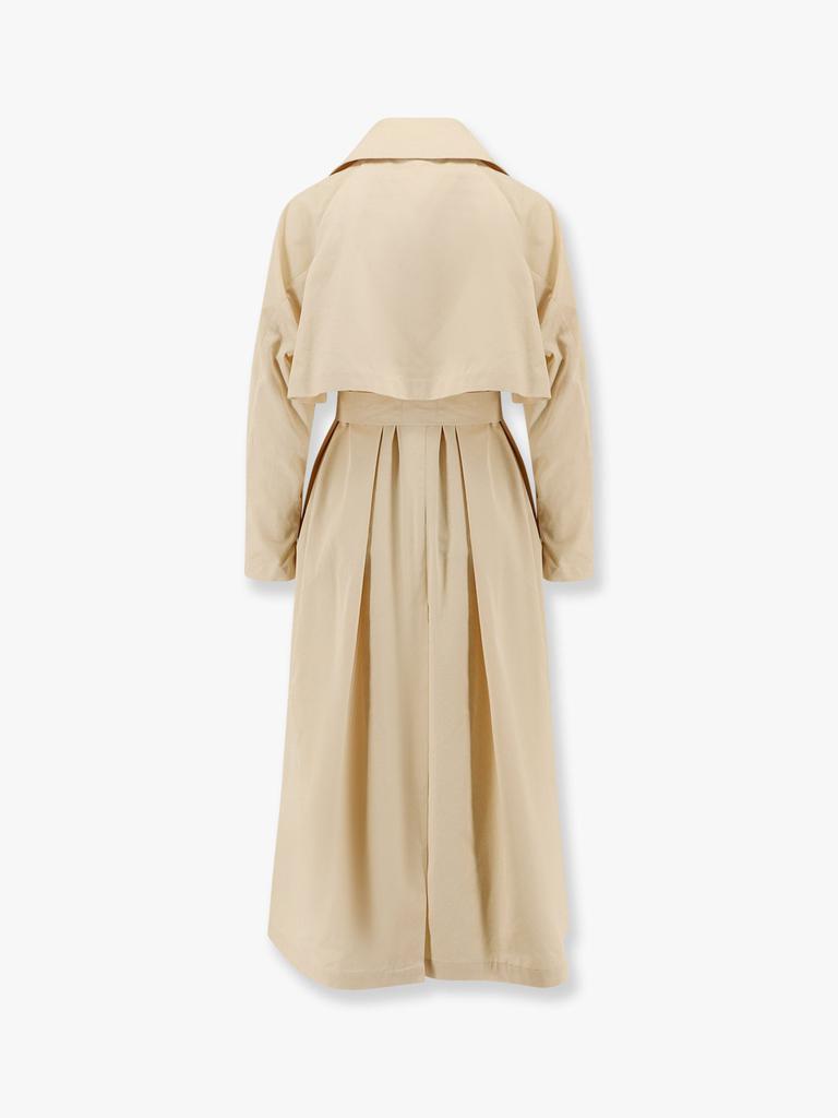 HEVÒ Margherita nylon trench coat with belt