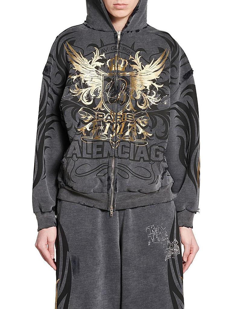 Tacky Gold Zip-Up Hoodie Regular Fit – On Sale Now with Up to 41