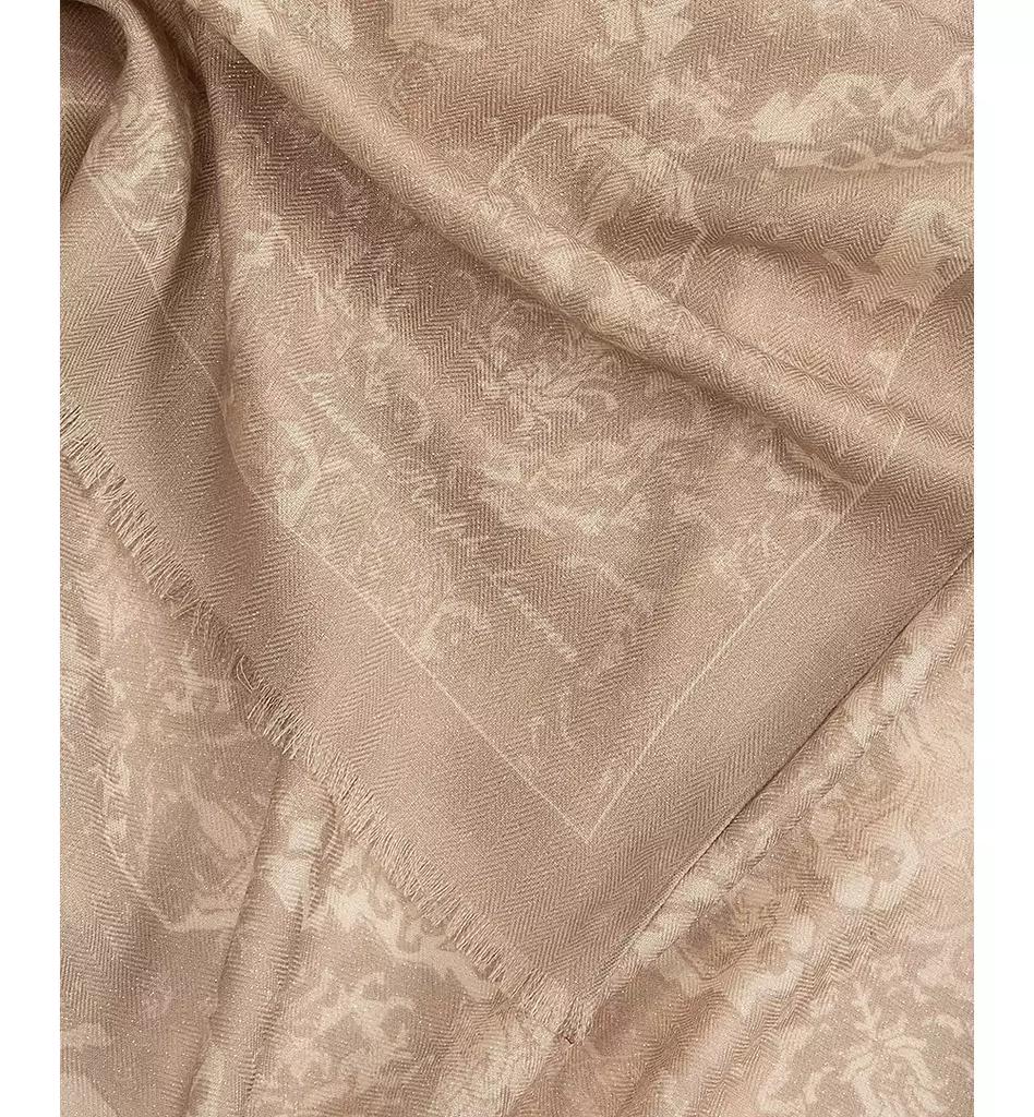 Ralph Lauren Medallion Embellished Wrap Scarf