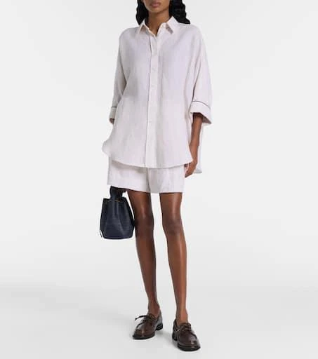 Brunello Cucinelli Monili leather boat shoes 3