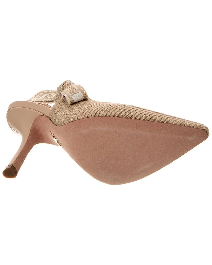Dior J'Adior Canvas & Leather Slingback Pump 4