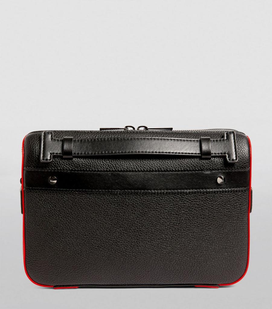 【CHRISTIAN LOUBOUTIN 】Ruisbuddy メッセンジャーバッグ Ruisbuddy - Messenger bag - Grained calf leather and rubber