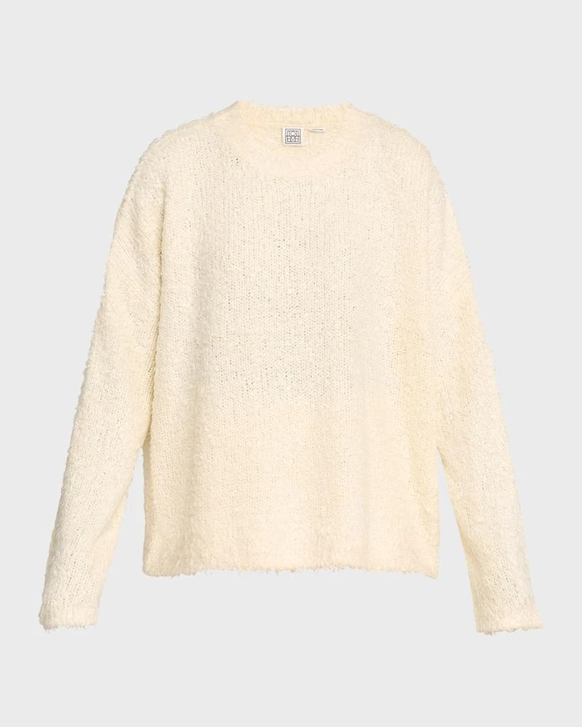 Totême Boxy Silk Knit Sweater 1