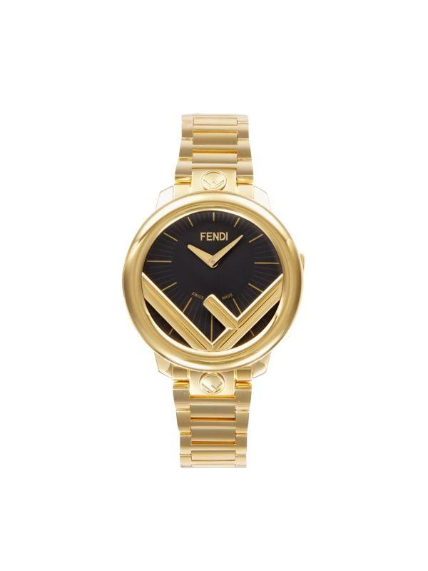 Fendi Run Away IP Goldtone Stainless Steel Bracelet Watch/36MM 1