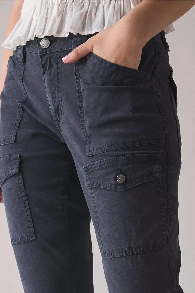 BDG BDG Brigid Canvas Ultra Low-Rise Bootcut Utility Pant 3