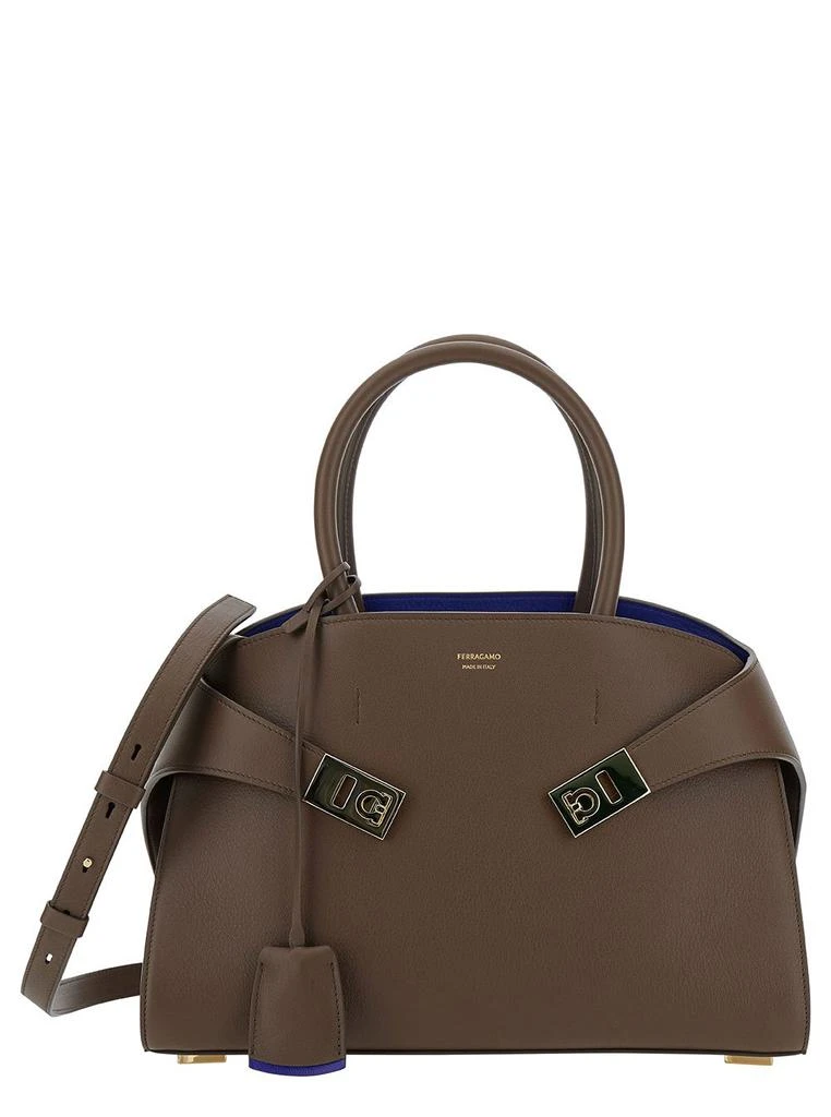 Salvatore Ferragamo Ferragamo Small Hug Top Handle Bag 1
