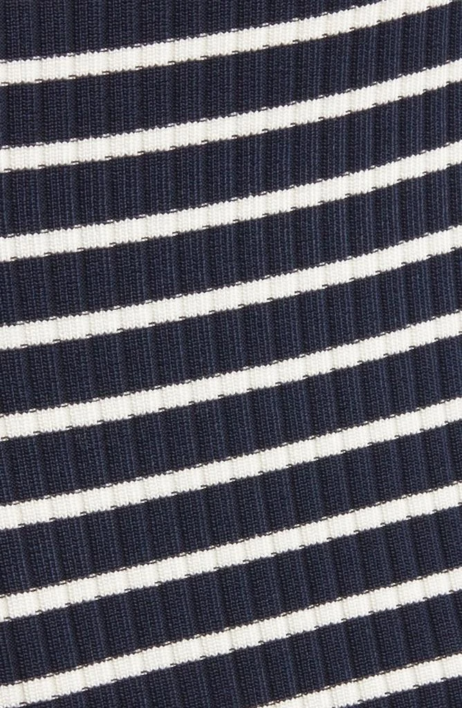 Hugo Boss Filblue Stripe Long Sleeve Dress 6