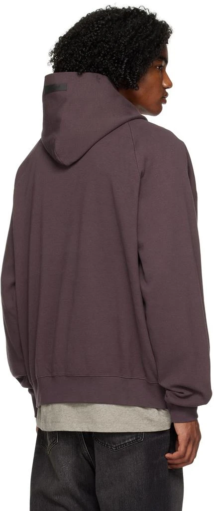 Essentials Purple Raglan Hoodie 3