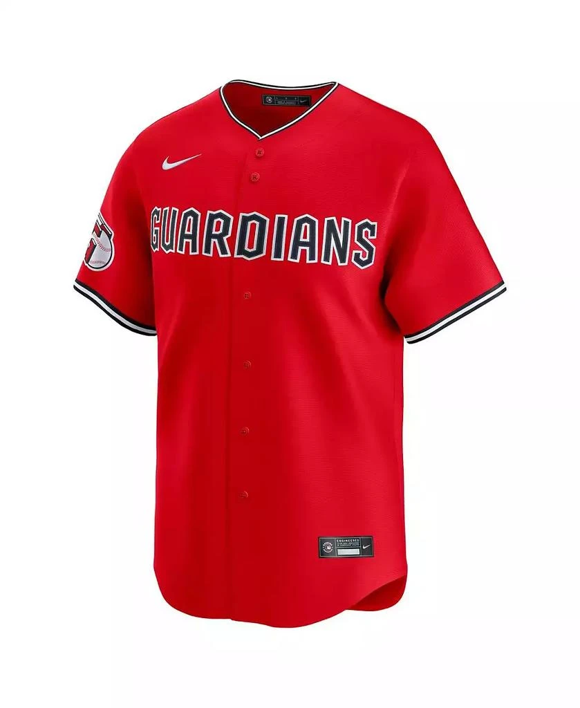 NIKE Men's Jose Ramirez Red Cleveland Guardians Alternate Limited Jersey 3