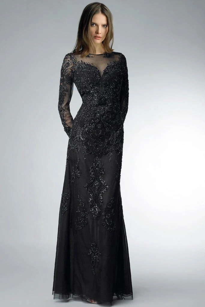 basix black label sequin dress Basix Black Label Style D9259L
