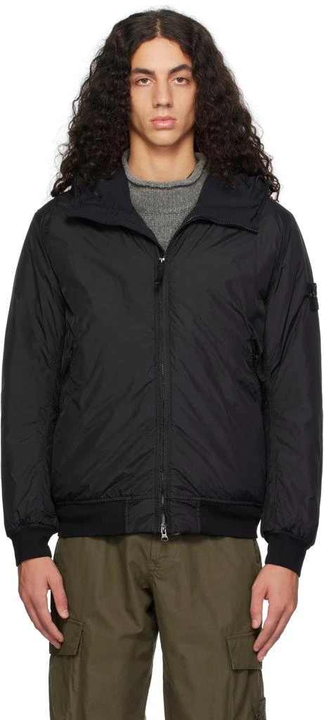 Stone Island Black 40823 Crinkle Reps R-NY Jacket 1