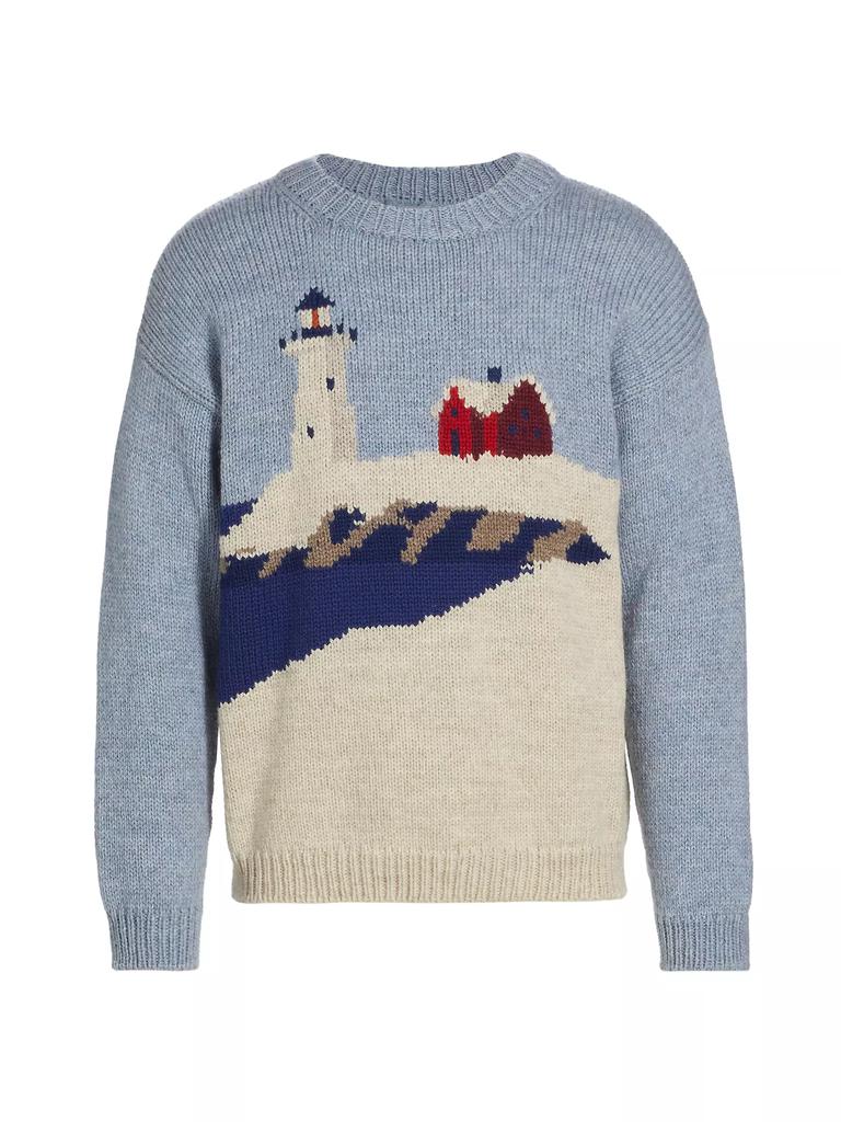 Bode Highland Lighthouse Wool Sweater