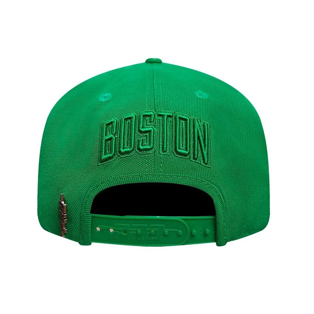 Pro Standard Men's Kelly Green Boston Celtics Triple Tonal Snapback Hat 4