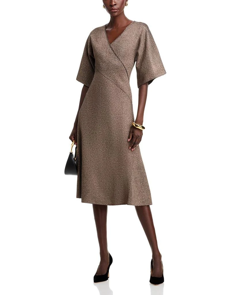 Tahari The Everly Lurex Sweater Dress 3