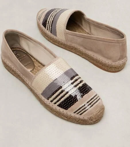 Brunello Cucinelli Sequined suede espadrilles 5