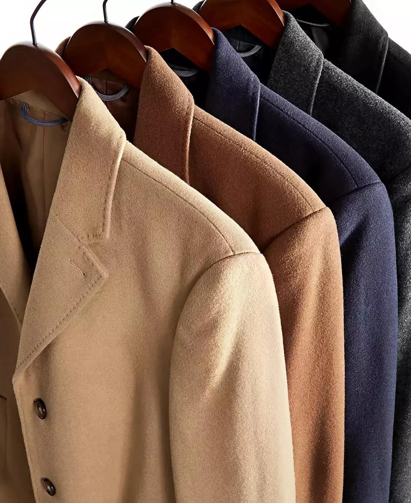 Michael Kors Men's Classic Fit Luxury Wool Cashmere Blend Overcoats 5