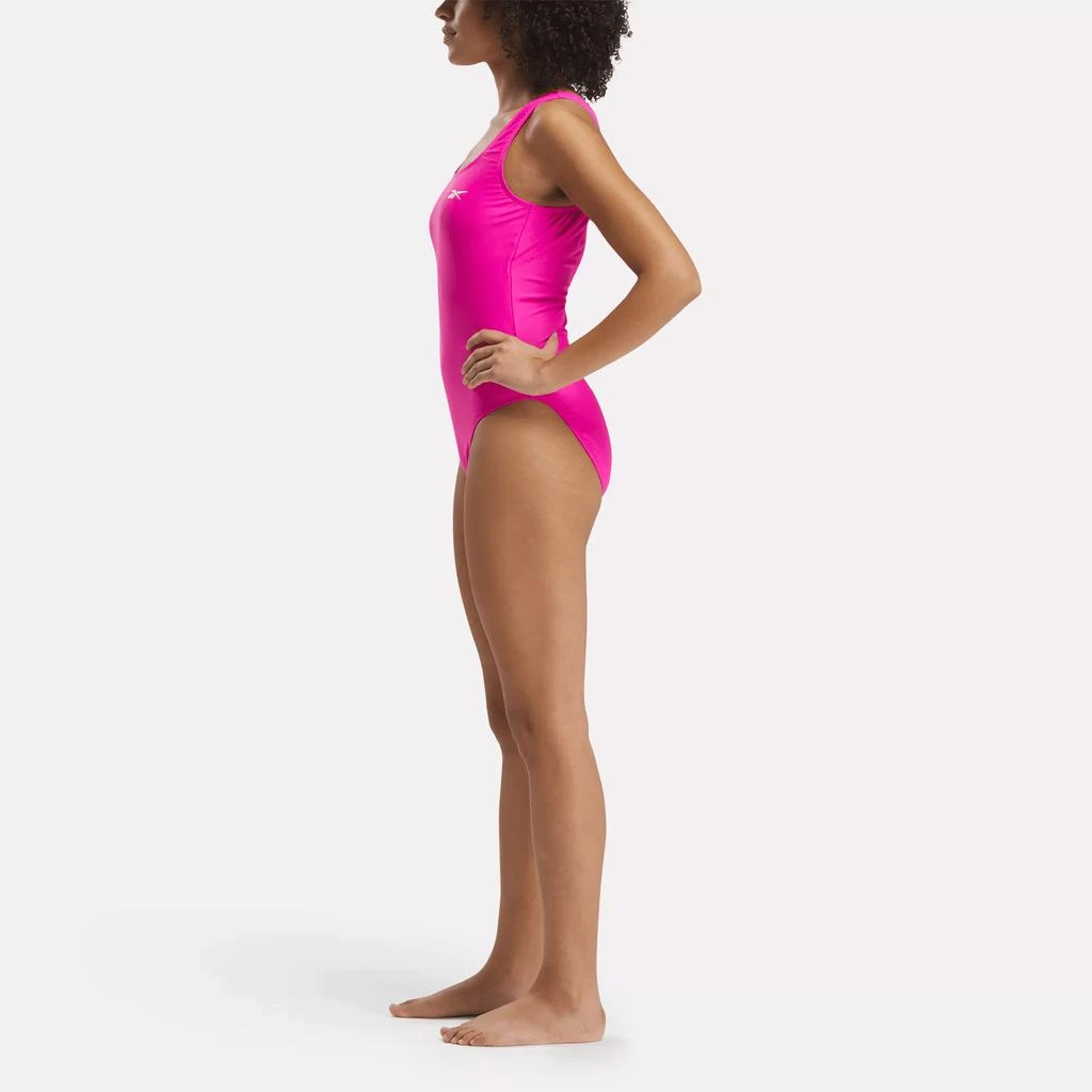 Reebok Women's Basic One-Piece Swimsuit with Low Scoop Back 2