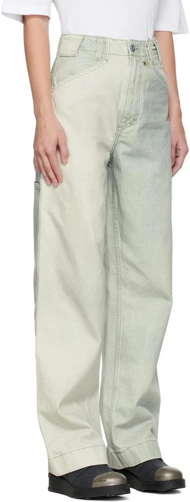 Objects IV Life Green Wide Leg Jeans 2