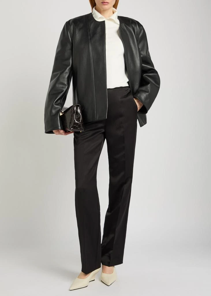 Totême Quilted leather jacket 4