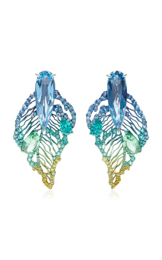Anabela Chan Anabela Chan - Aurora Titan Spinel; Tourmaline Earrings - Blue - OS - Moda Operandi - Gifts For Her