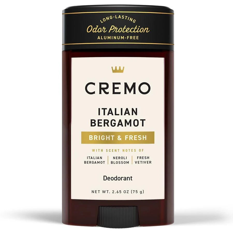 Cremo Deodorant for Men Italian Bergamot