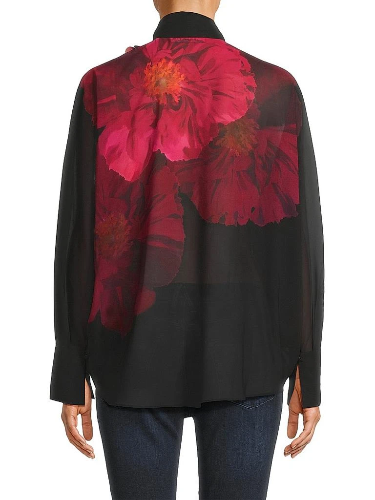 UNGARO Aurora Rose Blouse 5