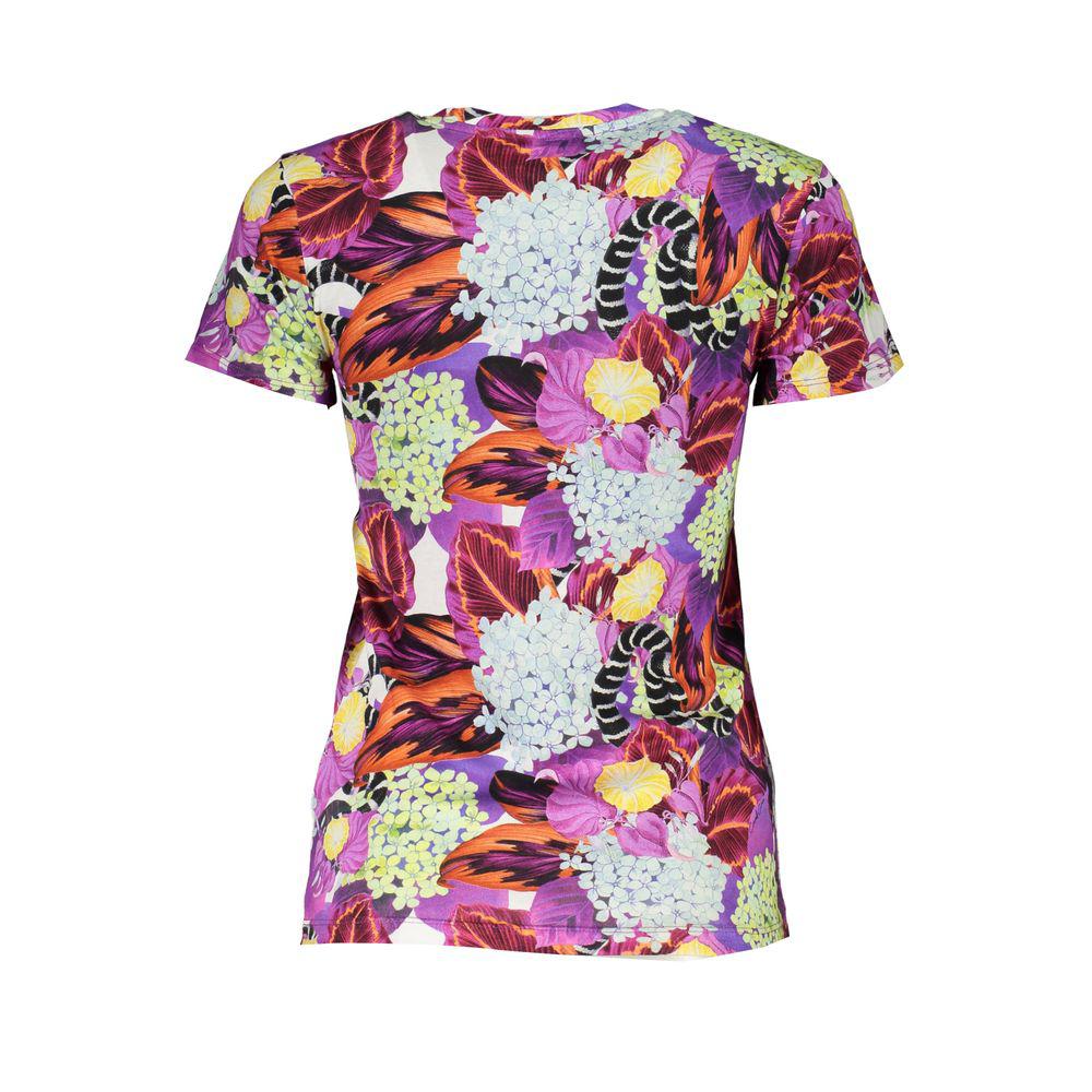 cavalli CLASS Purple Cotton Tops & T-Shirt