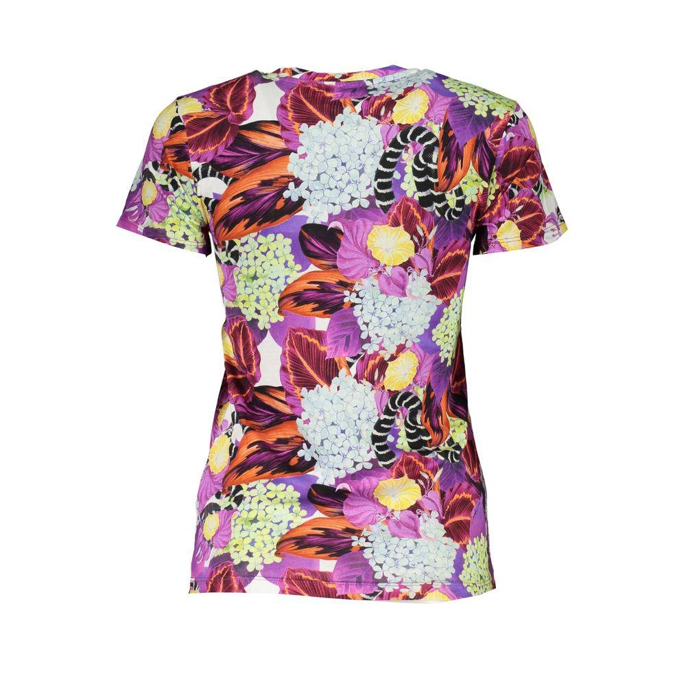 Cavalli Class Purple Cotton Tops & T-Shirt 2