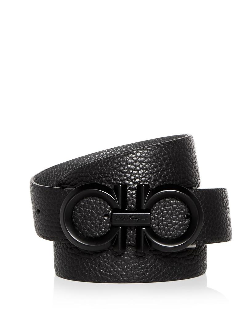 Salvatore Ferragamo Salvatore Men's Double Gancini Black