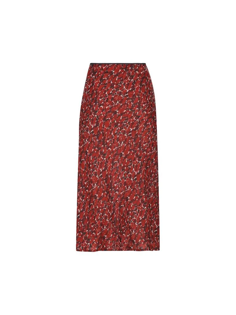 Yves Saint Laurent Saint Laurent Spotted Midi Skirt 2