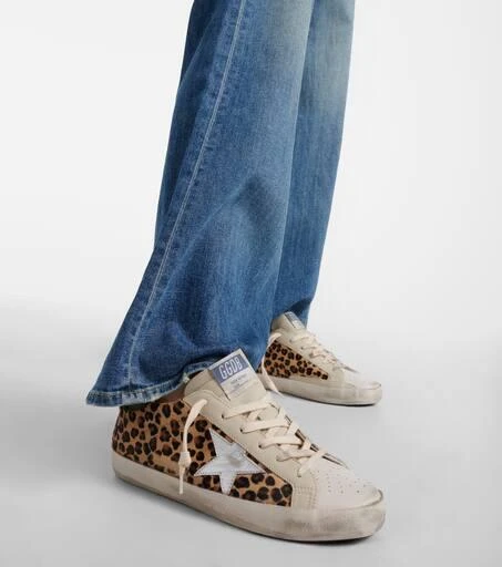 Golden Goose Super-Star leopard-print leather sneakers 4