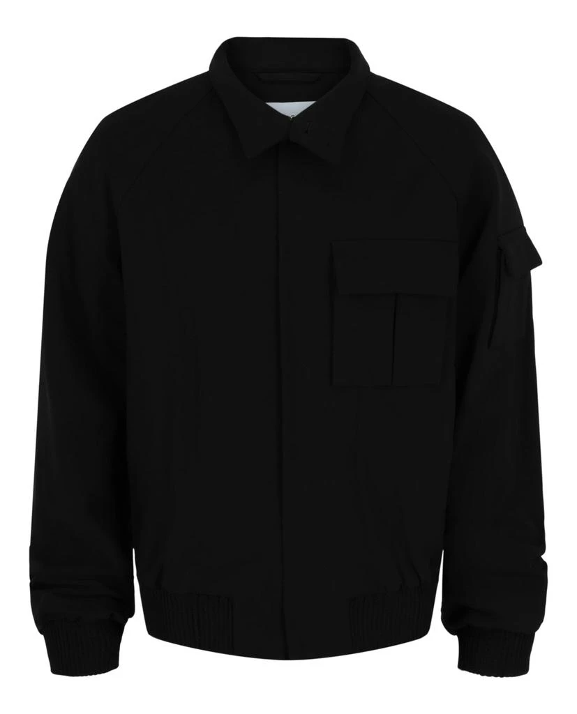 Salvatore Ferragamo Cropped Bomber Jacket 1
