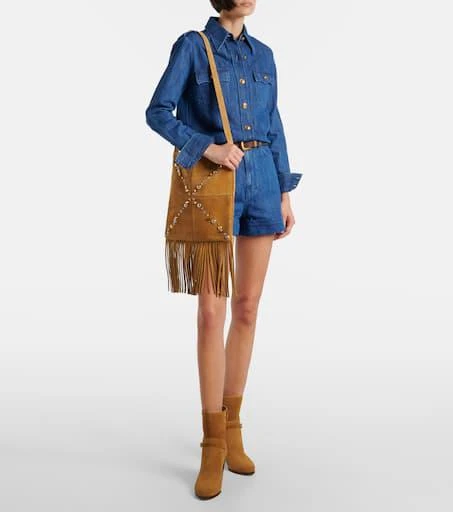 Valentino Pattie 75 suede ankle boots 3