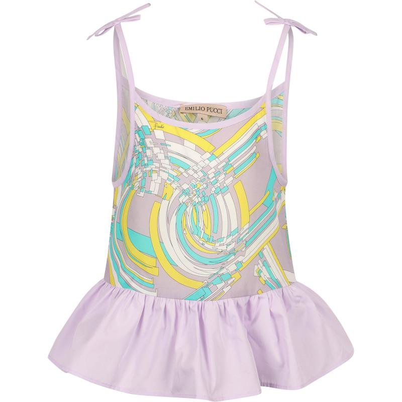 【EMILIO PUCCI】フェスタ・プリント・コットン・サロン Pucci Cotton kaftan Emilio Pucci