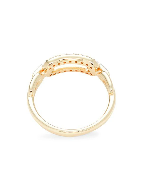 Saks Fifth Avenue 14K Yellow Gold & Diamond Ring 3