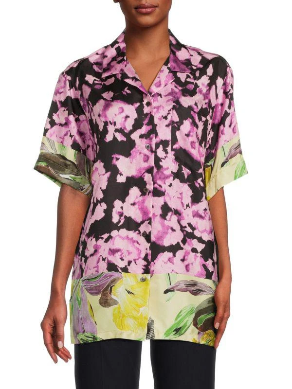 Dries Van Noten Patchwork Camp Shirt 1