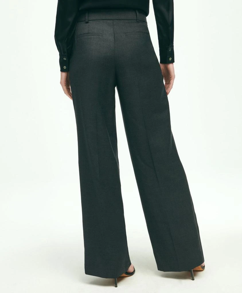 Brooks Brothers Wool Cashmere Wide Leg Trousers 2