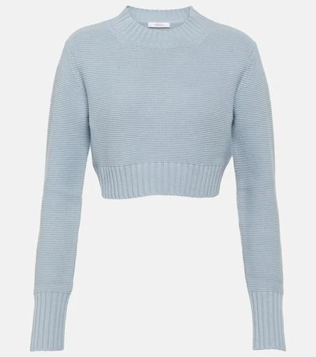 Max Mara Kaya cropped cashmere sweater 1
