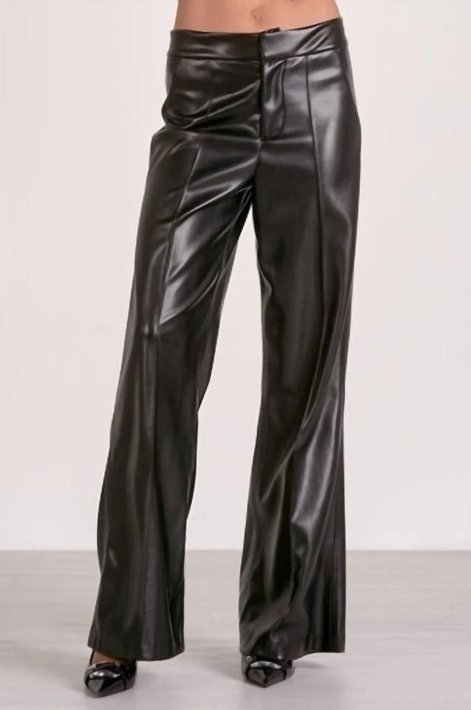 Elan Elan - High Waisted Leather Pants