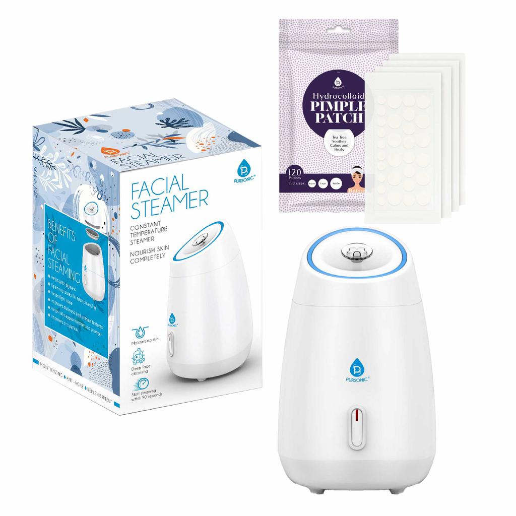 PURSONIC Pursonic Advanced Facial Steamer & Hydrocolloid Pimple Patch Set