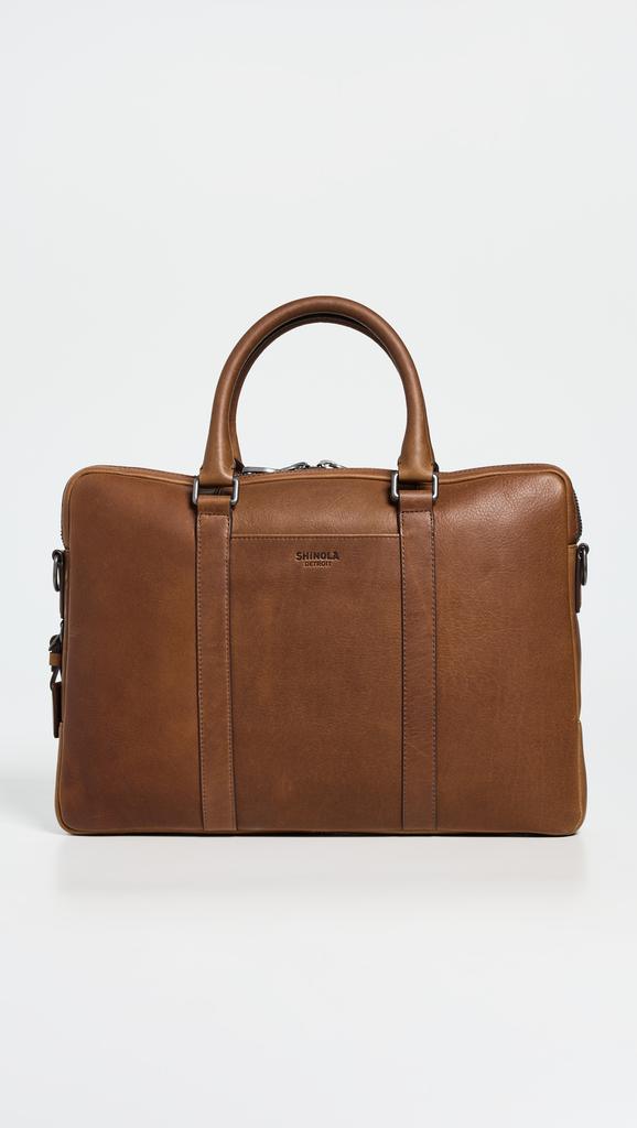 Shinola Navigator Leather Briefcase