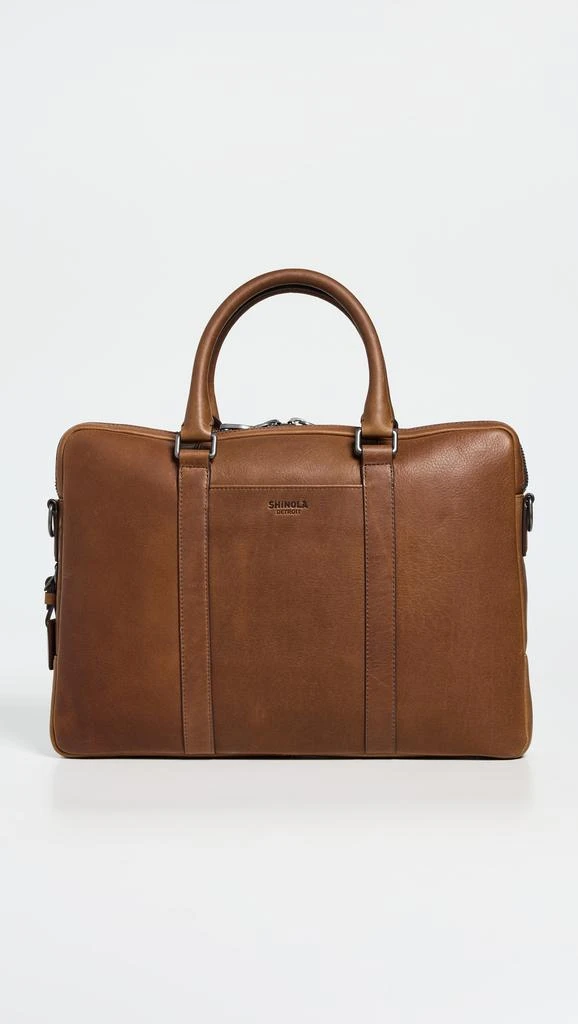 Shinola Navigator Leather Briefcase 1