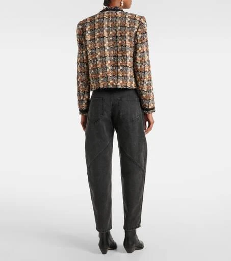 Isabel Marant Kerry cropped wool-blend jacket 3