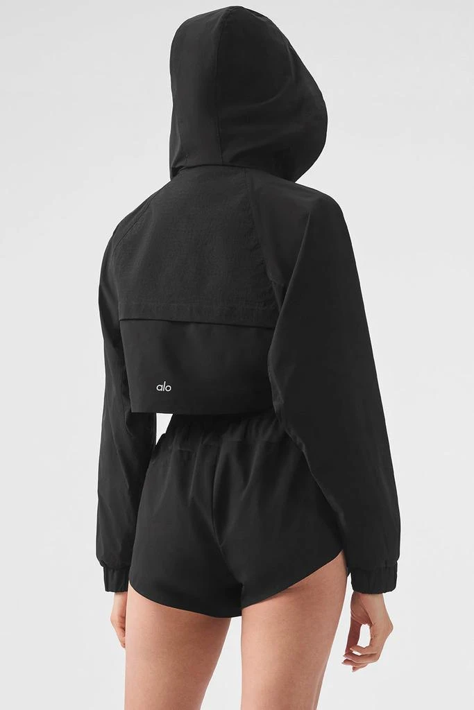 Alo Cropped Playmaker Jacket - Black 4