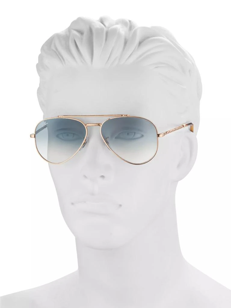 Ray-Ban ​RB3625 55MM Aviator Sunglasses 4