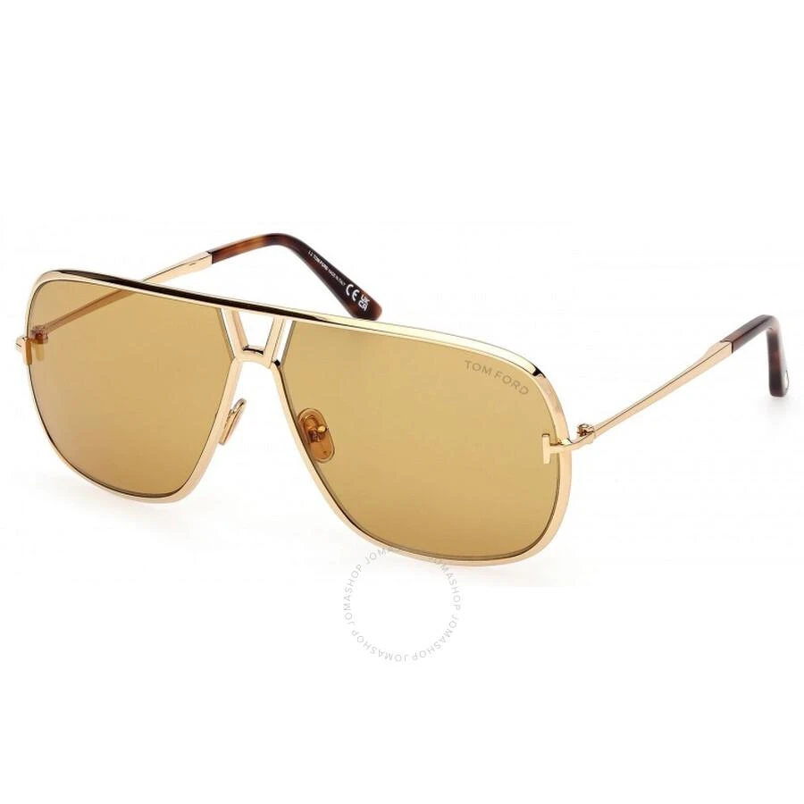 Tom Ford Stavros Amber Navigator Men's Sunglasses FT1204 30E 63 1