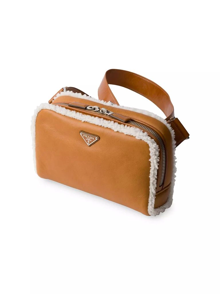 Prada Shearling Shoulder Bag 3