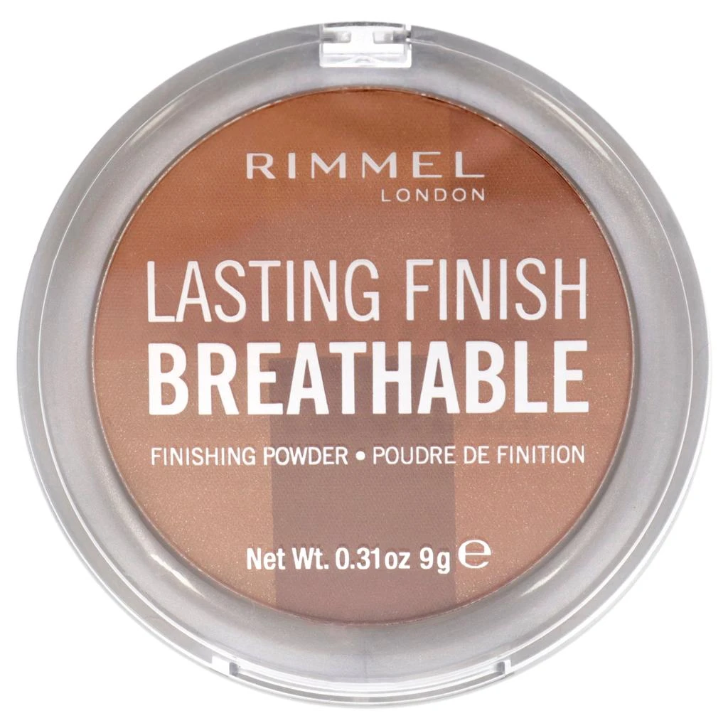 Rimmel London Lasting Finish Breathable Finishing Powder - 004 Deep by  for Women - 0.31 oz Powder
