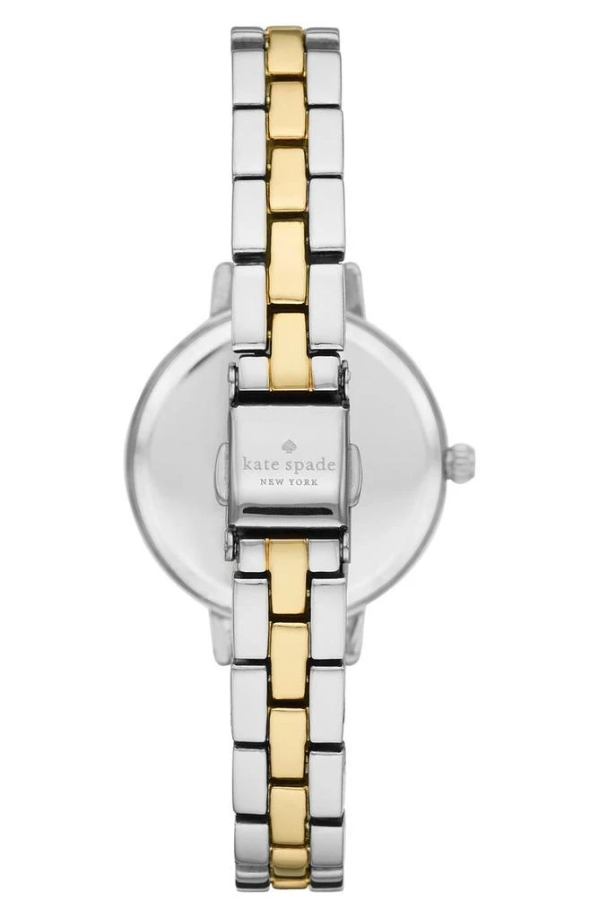 Kate Spade women's 3-hand two-tone bracelet watch, 30mm 2