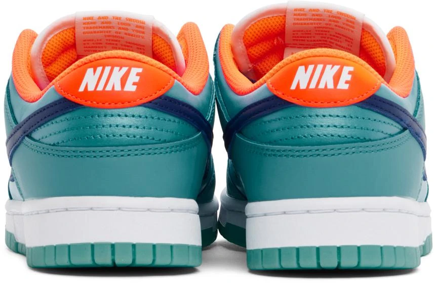 NIKE Blue & Orange Nike Dunk Low SE Sneakers 2